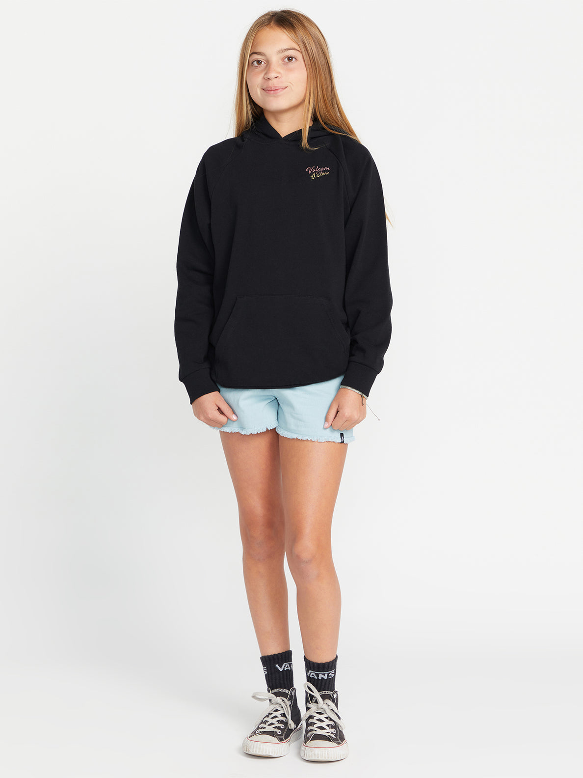 Girls Truly Stoked Boyfriend Sweatshirt - Black (R4112300_BLK) [3]