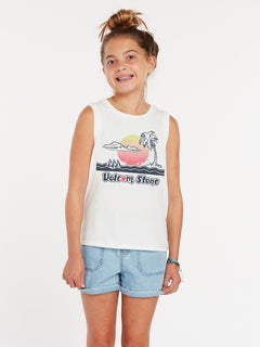 Big Girls Flexin Muscle Tank - Star White (R4522200_SWH1) [F]