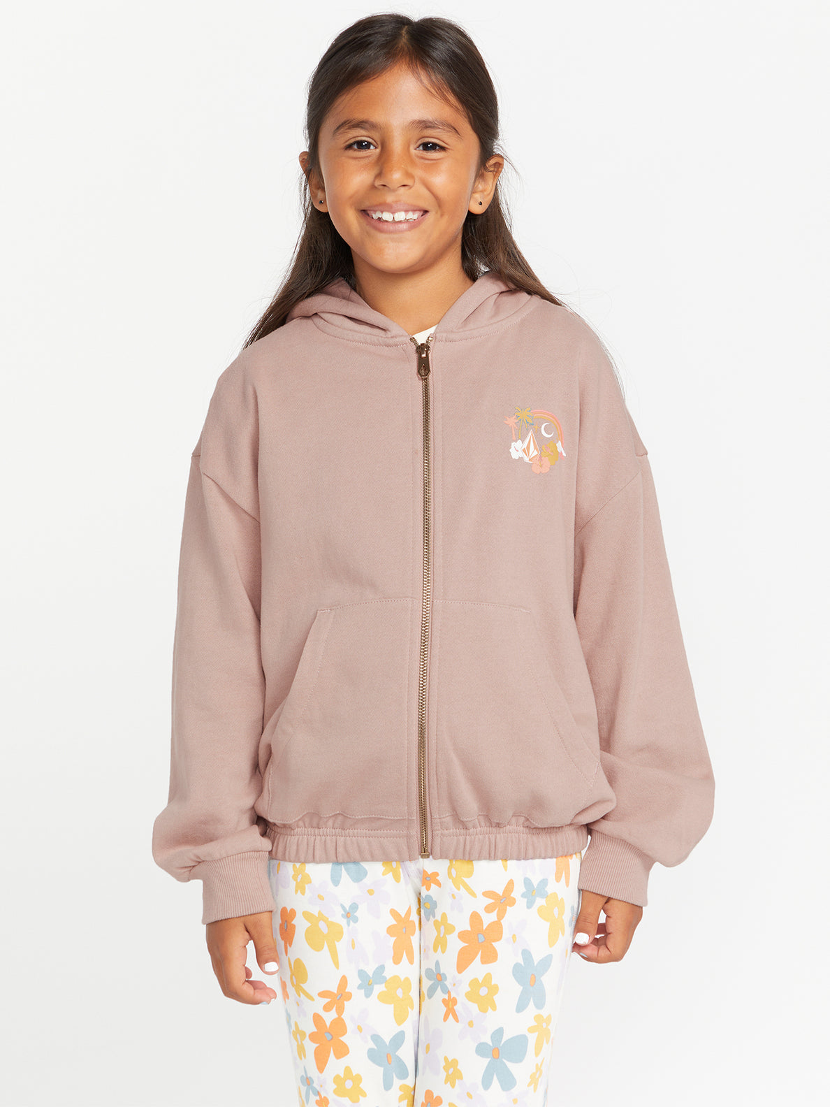 Girls Zippety Dudette Jacket - Winter Orchid (R4832300_ORC) [1]