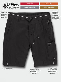 Stone Trail Master Shorts - Black