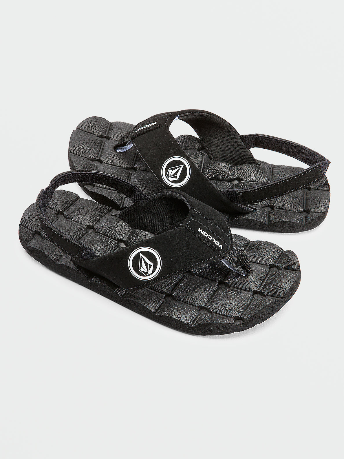 Recliner Little Youth Sandals - Black White