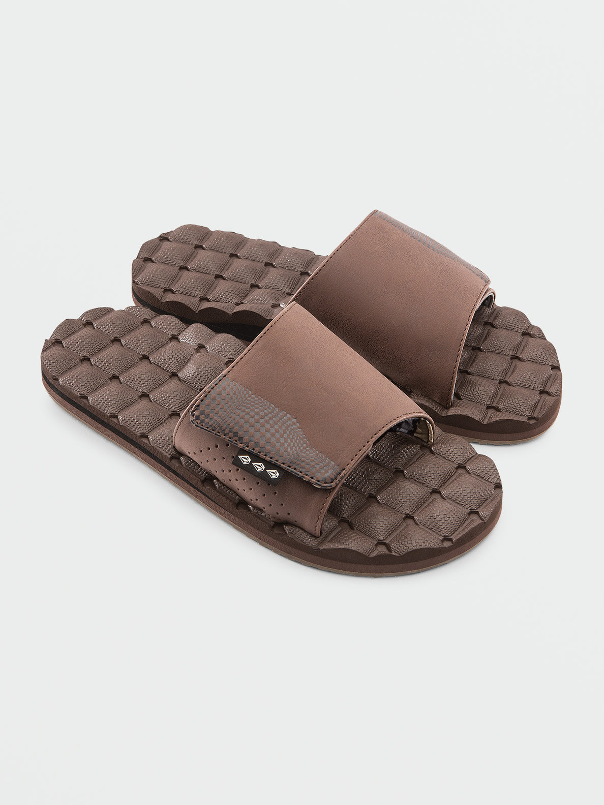 Recliner Slide Sandals - Brown (V0812357_BRN) [F]