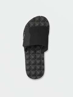 Recliner Slide Sandals - Black White (V0812357_BWH) [3]