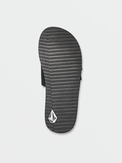 Recliner Slide Sandals - Black White (V0812357_BWH) [B]