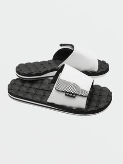 Recliner Slide Sandals - White (V0812357_WHT) [F]
