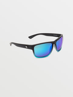 Baloney Sunglasses - Matte Black Blue Gradient/Gray Sky Blue Mirror (VE00102915_0000) [3]
