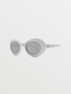 Stoned Sunglasses - Gloss White/Gray Silver Flash (VE03201618_0000) [B]