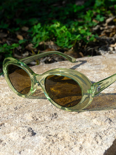 Stoned Sunglasses - Gloss Sea Foam/Bronze
