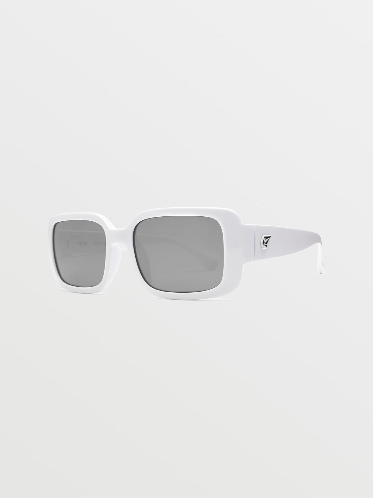 True Sunglasses - Gloss White/Gray Silver Flash (VE03301618_0000) [B]