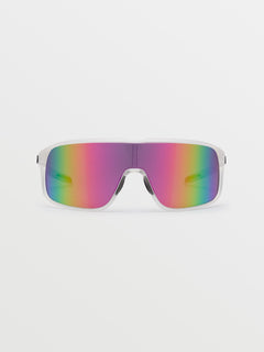 Macho Sunglasses - Matte Trans Clear/Gray Pink Mirror (VE03503219_0000) [2]