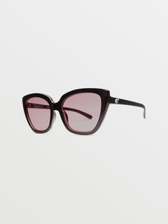Milli Sunglasses - Gloss Black/Light Rose (VE03600229_BLK) [B]