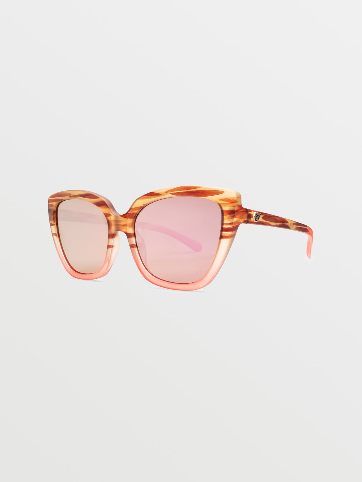 Milli Sunglasses - Matte Punk Tort/Bronze Champagne Chrome (VE03603522_0000) [B]