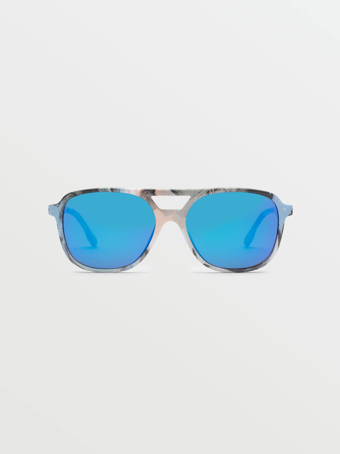 New Future Sunglasses - Skulls/Blue Mirror (VE03805108_SUL) [F]
