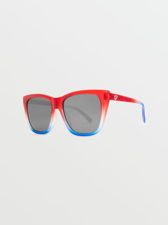 Looky Lou Sunglasses - Stars & Stripes/Silver Mirror