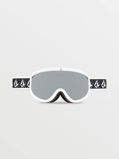 Footprints Goggle - White Rerun / Silver Chrome