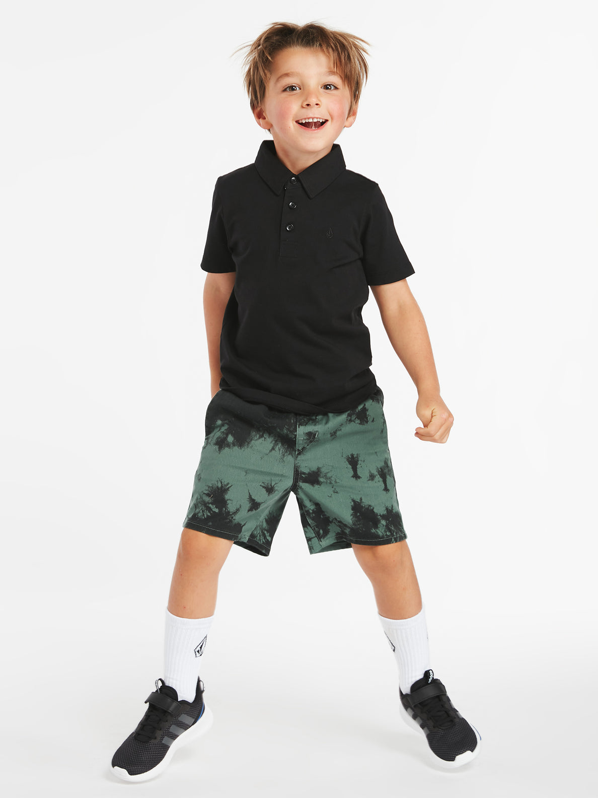 Little Boys Wowzer Polo Short Sleeve Shirt - Black