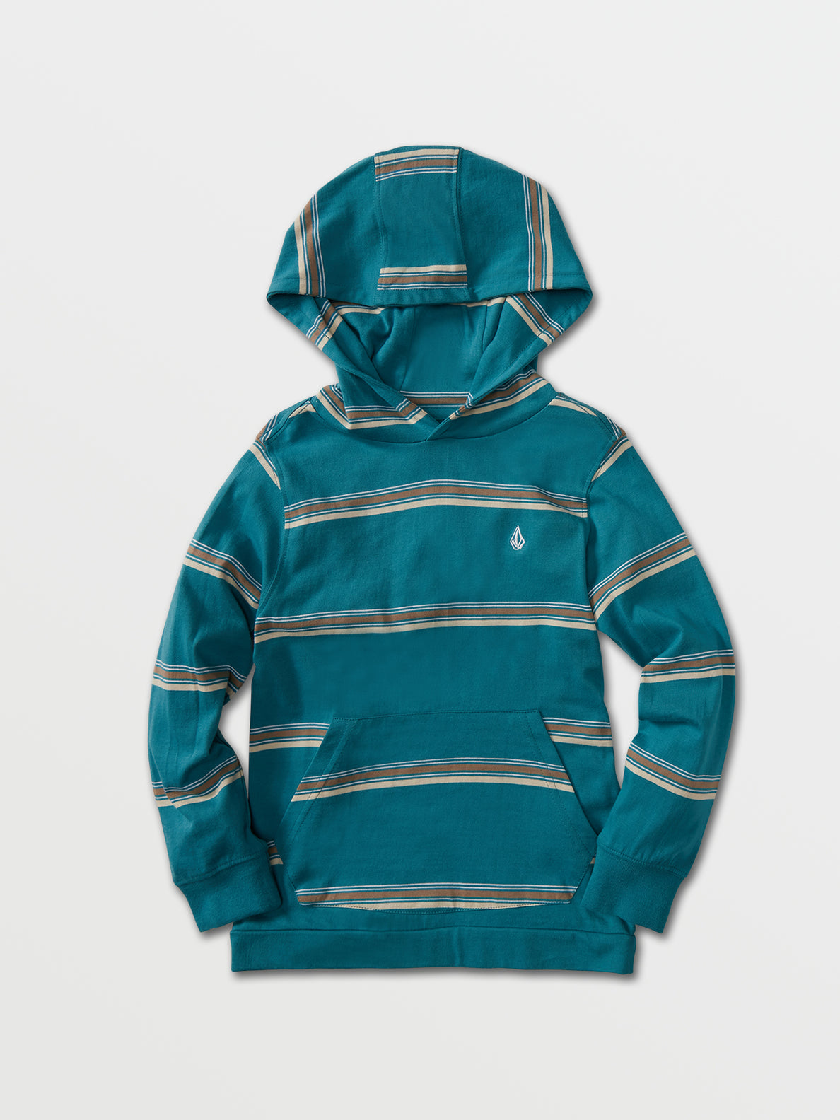 Little Boys Masone Hooded Long Sleeve Shirt - Storm Blue (Y0332103_SRB) [F]