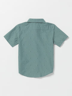 Little Boys Stonedyed Hooded Long Sleeve Shirt - Service Blue (Y0432301_SVB) [B]