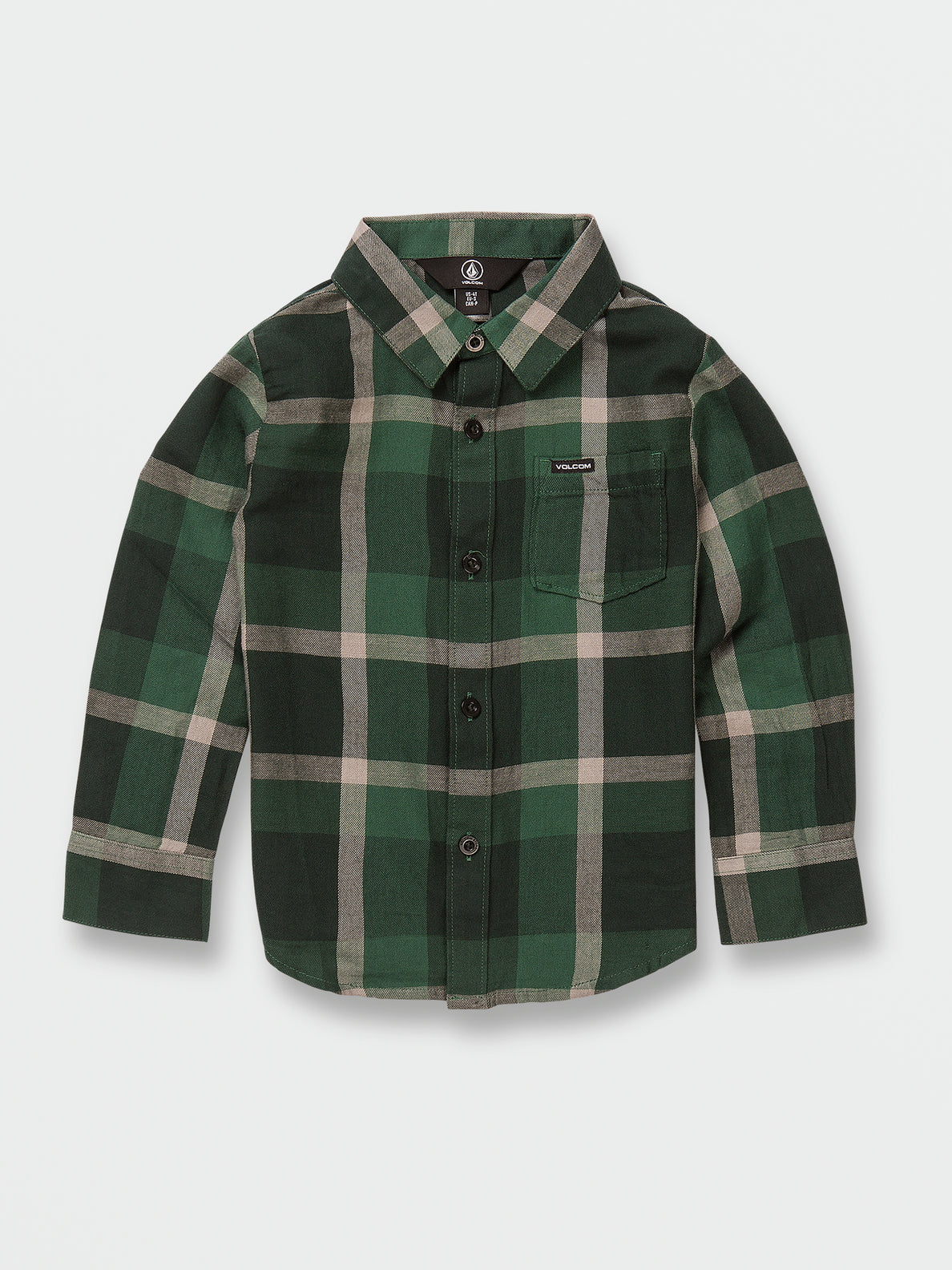 Curwin Long Sleeve Flannel - Trekking Green
