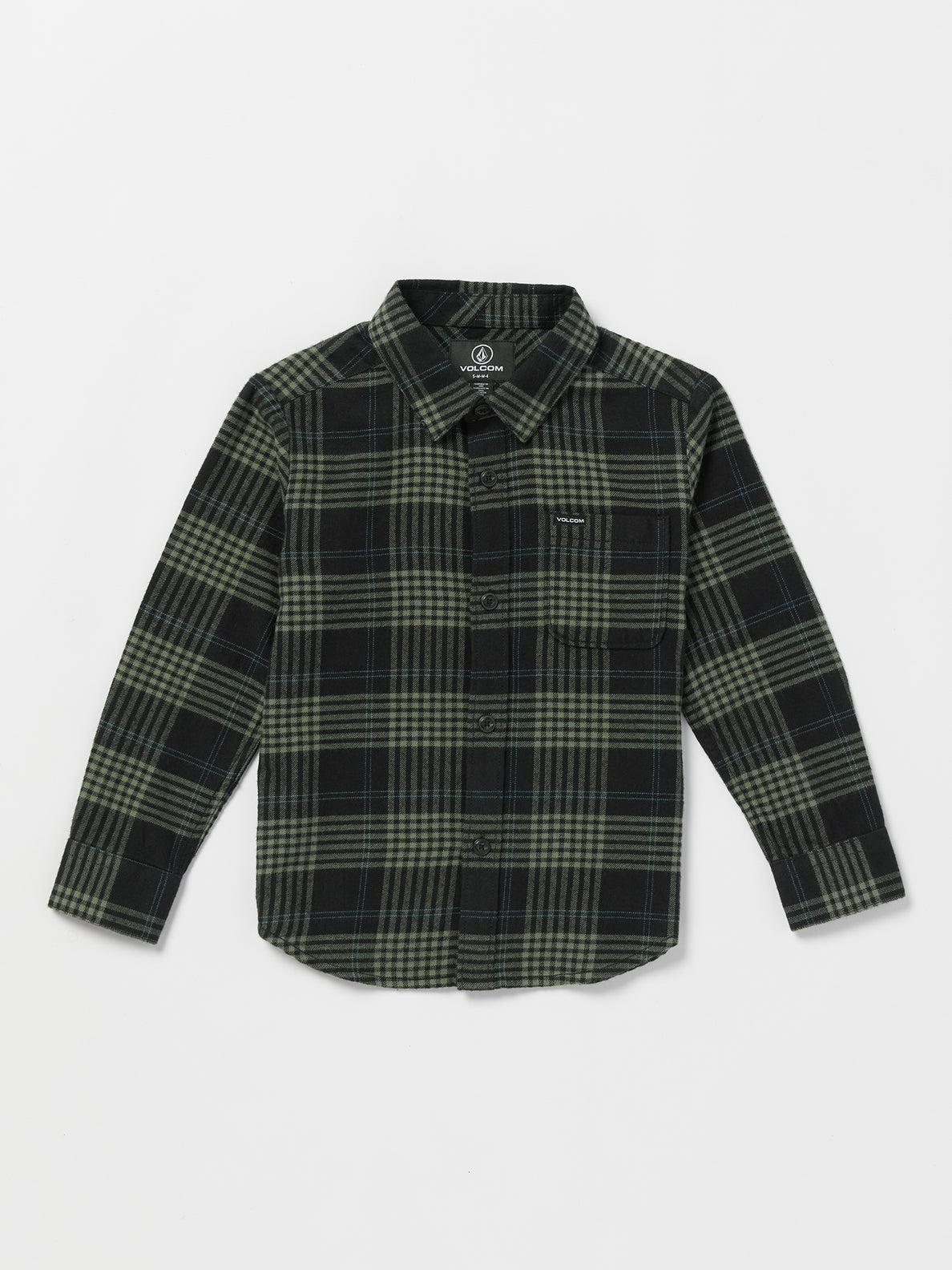 Little Boys Wanderer Short Sleeve Shirt - Black (Y0532303_BLK) [F]