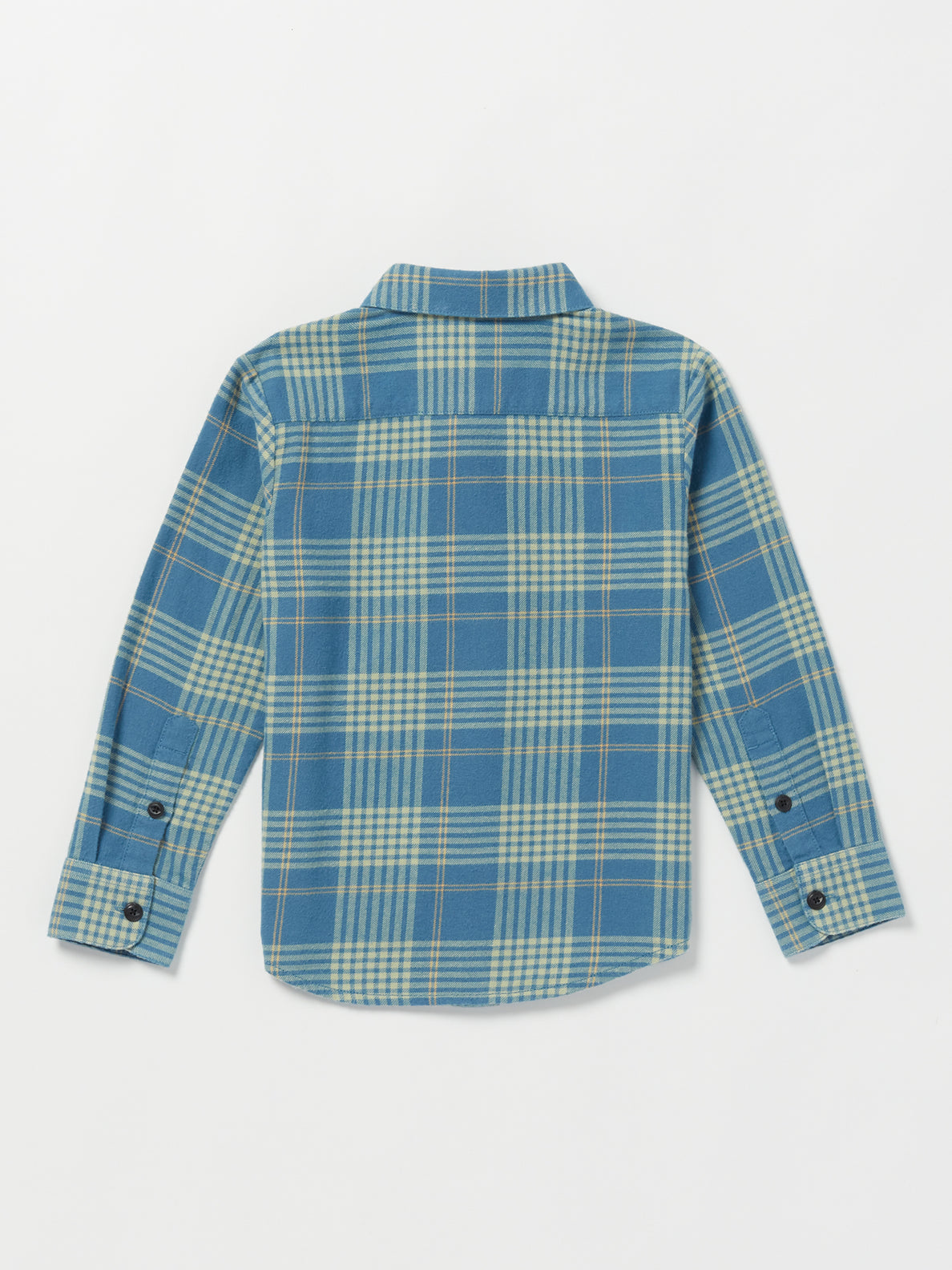 Little Boys Caden Plaid Long Sleeve Shirt - Indigo Ridge (Y0532303_IRG) [B]