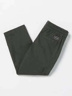 Little Boys Volcom Dyed Elastic Waist Pants - Stealth (Y1232332_STH) [B]
