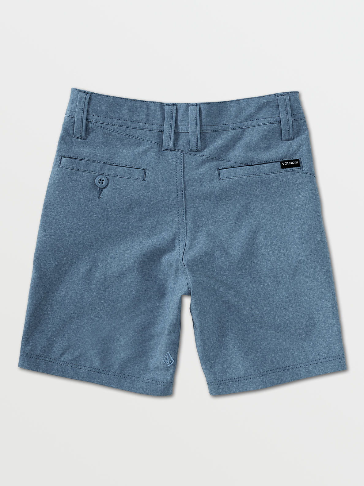 Little Boys Frickin Surf N' Turf Static Shorts - Smokey Blue (Y3212031_SMB) [B]