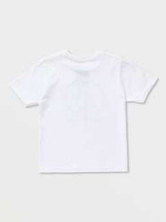 Little Boys Circle Corp Short Sleeve Shirt - White