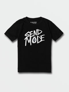 Little Boys Send Mode Short Sleeve Tee - Black (Y3532231_BLK) [F]