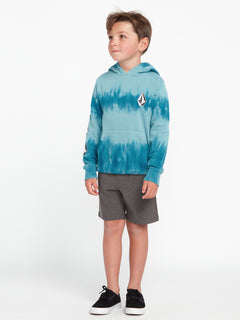 Little Boys Iconic Stone Plus Pullover Sweatshirt - Coastal Blue