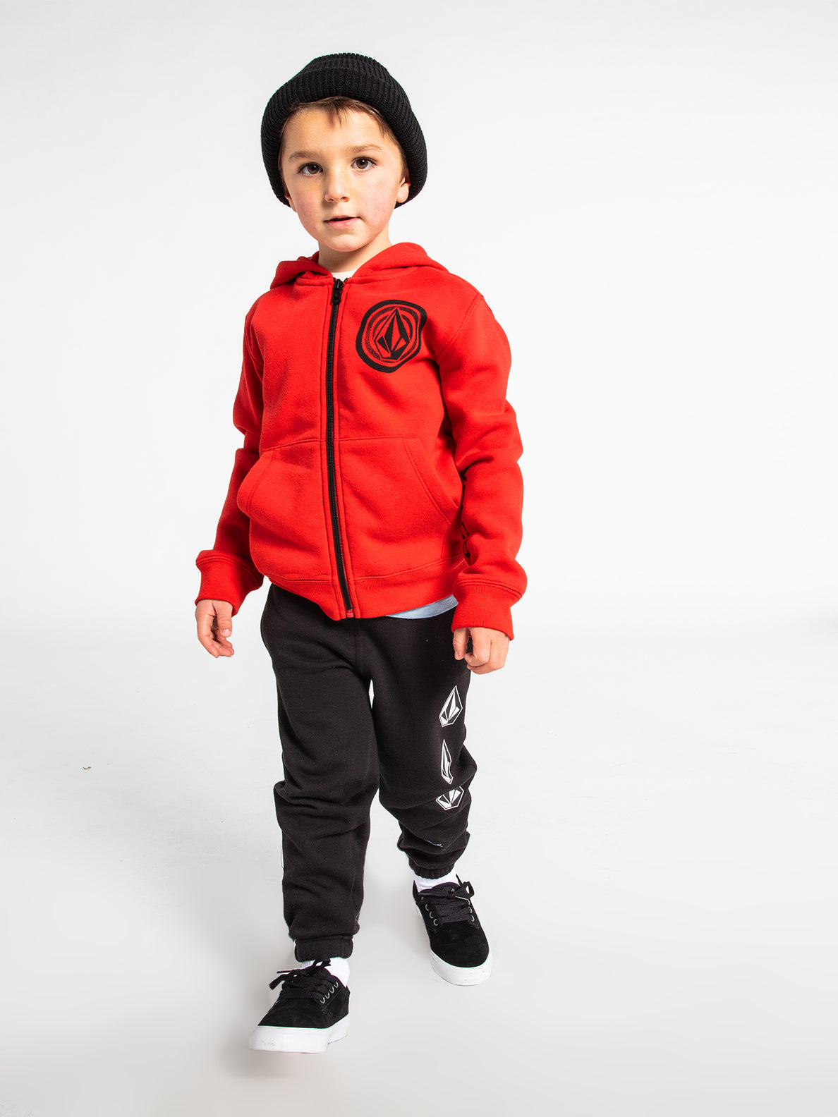 Little Boys Liberated 91 Zip Hoodie - Ribbon Red