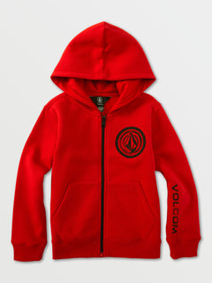 Little Boys Liberated 91 Zip Hoodie - Ribbon Red