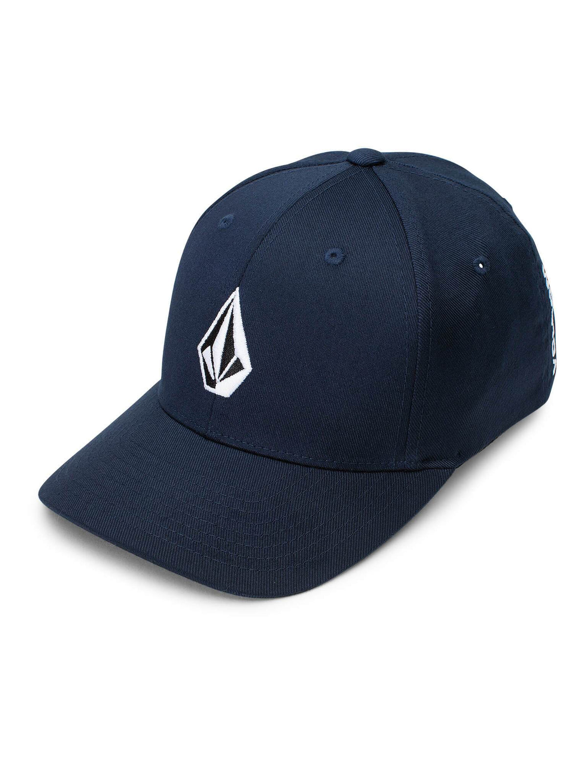 Little Boys Full Stone Xfit Hat In Navy, Front View